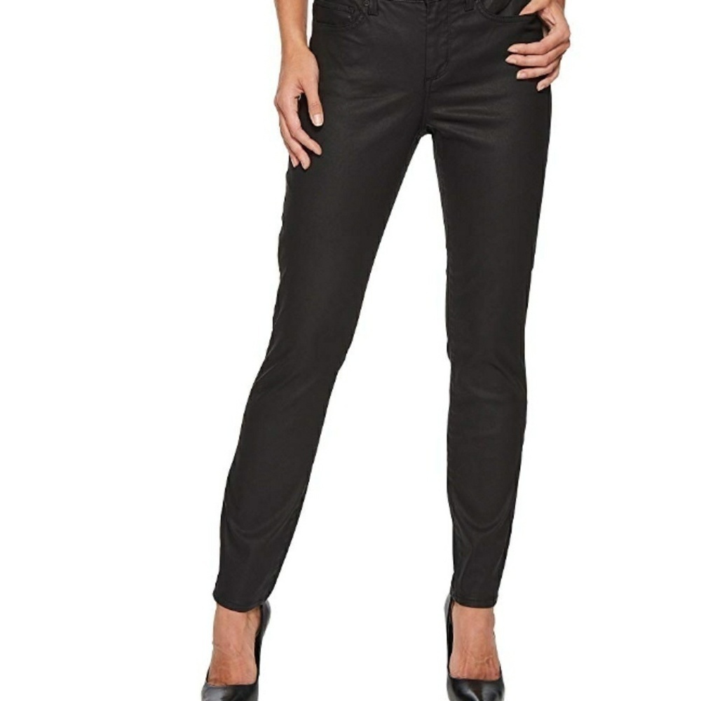 NYDJ Amy Skinny Pants /Lift Tuck Petite 4 Black